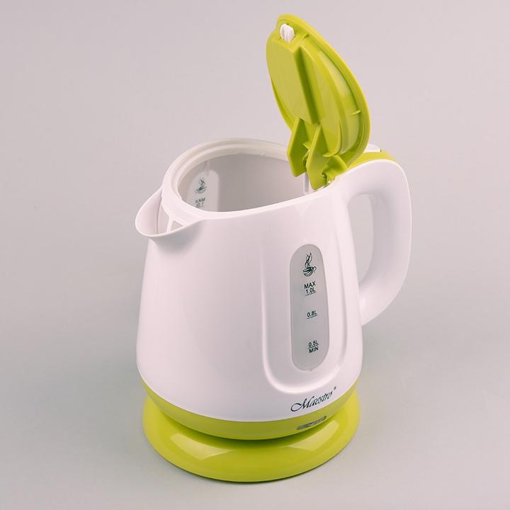 Produktbild Feel-Maestro MR013 green electric kettle Green, White (1 l)