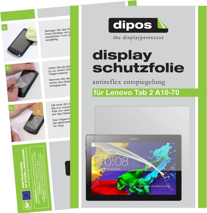 Actual product image Dipos Screen Protector Anti-Glare (2 Piece, Tab 2 A10-70)