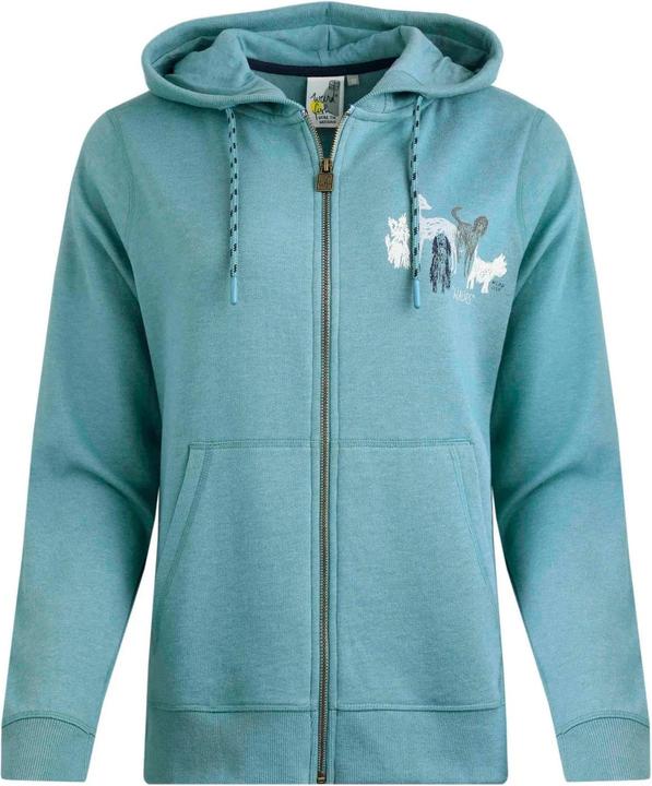 Weird Fish Franchises Hoodie mit durchgehendem Reissverschluss