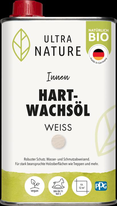 Image du produit Ultra Nature Hartwachsöl (Blanc, 0.50 l)