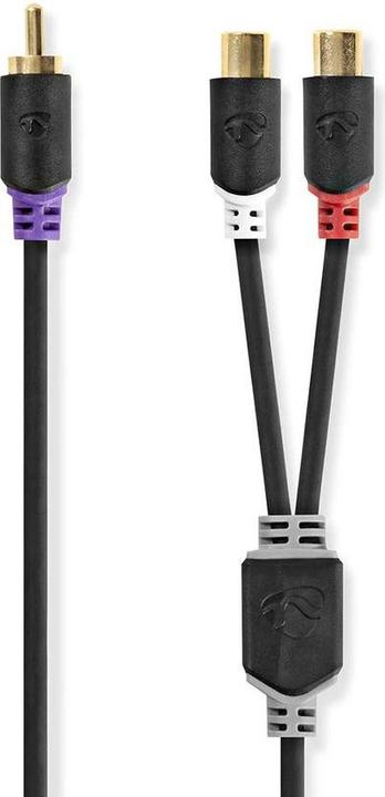 Immagine prodotto Nedis Cavo subwoofer RCA Ma cho - 2X RCA femmina 0,2