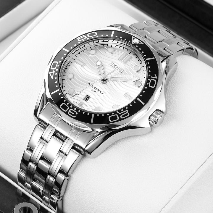Produktbild Skmei 9276SSISI Herrenuhr + BOX