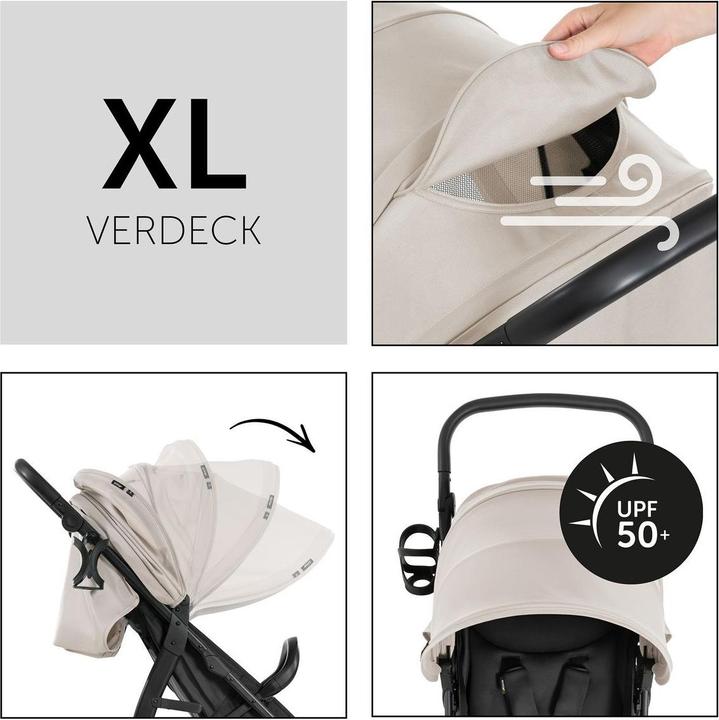 Image du produit Hauck Buggys & Sportwagen Buggy Rapid 4D (bis 25 kg) - XL Verdeck &