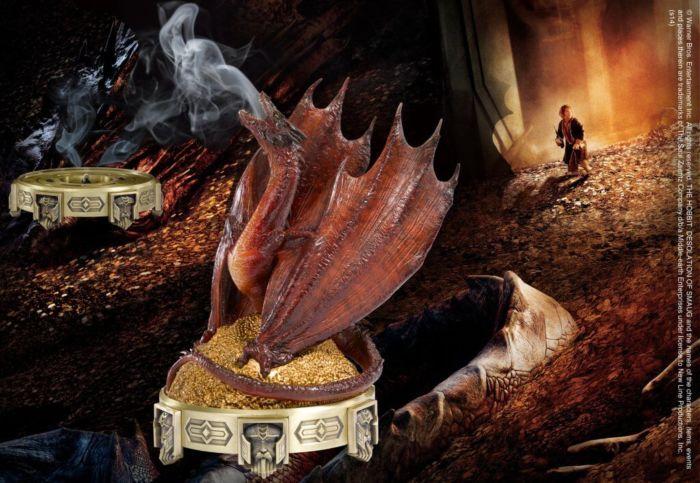 Actual product image Noble Collection Le Hobbit - Désolation de Smaug: Smaug - Avec Brûleur d'encens
