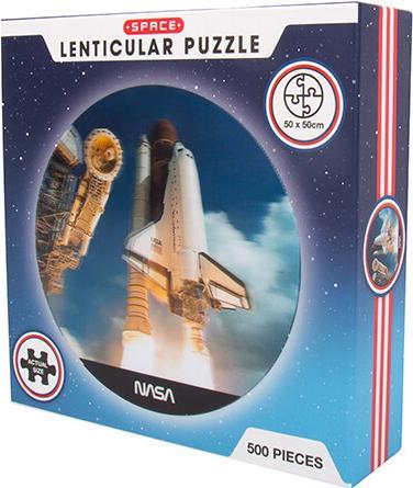 Actual product image Fizz Creations NASA - Space Shuttle - Lenticualar Puzzle (500 pieces) (500 pieces)