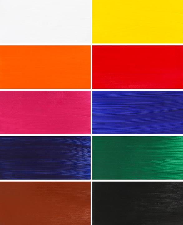 Actual product image I Am Creative Basic acrylic, water-based acrylic paint, 500 ml (Magenta, 500 ml)