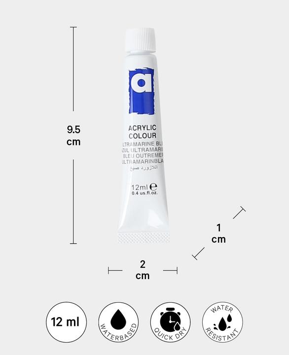 Immagine prodotto I Am Creative Basic Acryl Set (Colorato, 12 ml)