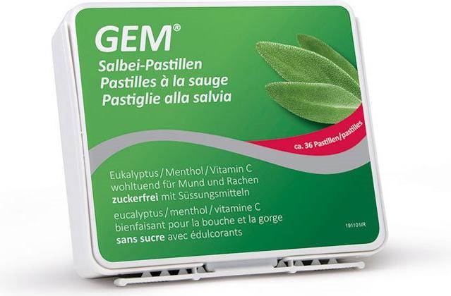 Immagine prodotto GEM Pastiglie di salvia senza zucchero (36 Pezzo/i)