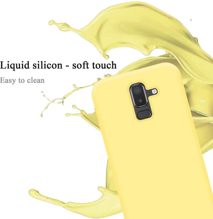 Image du produit Cadorabo TPU Liquid Silicone Case Cover (Samsung Galaxy J8 (2018))