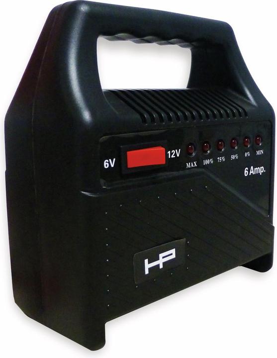 Produktbild HP Autozubehör Batterie-Ladegerät 6 AMP (12V, 6V, 6 A)