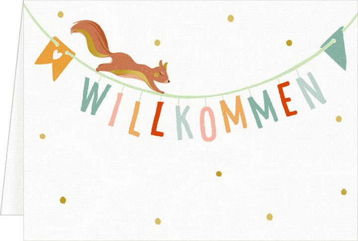 Image du produit Mini-cartes de voeux - Bienvenue (1 pcs)