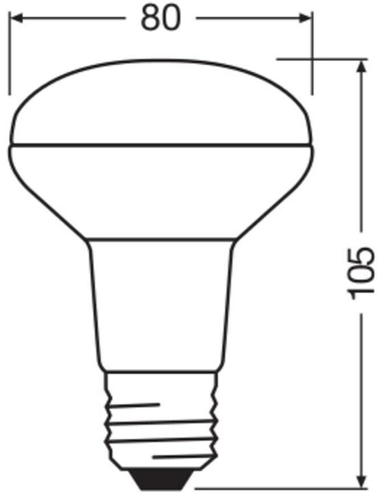 Actual product image Osram LED illuminant (E27, 4.30 W, 350 lm, 1 x, F)