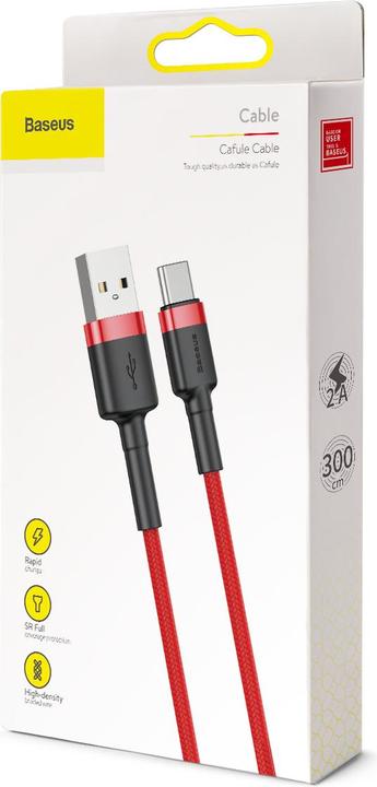 Actual product image Baseus USB type A - USB type C (3 m, USB 2.0)