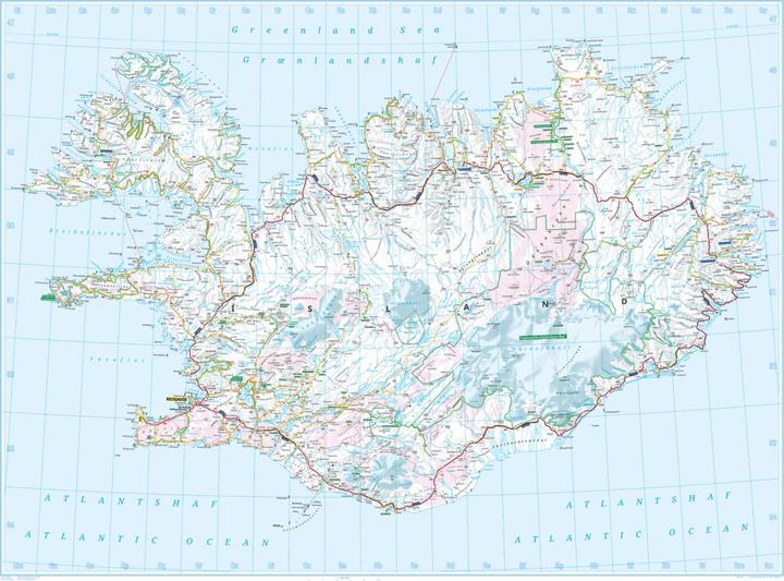 Image du produit Carte d'Islande 1:600.000