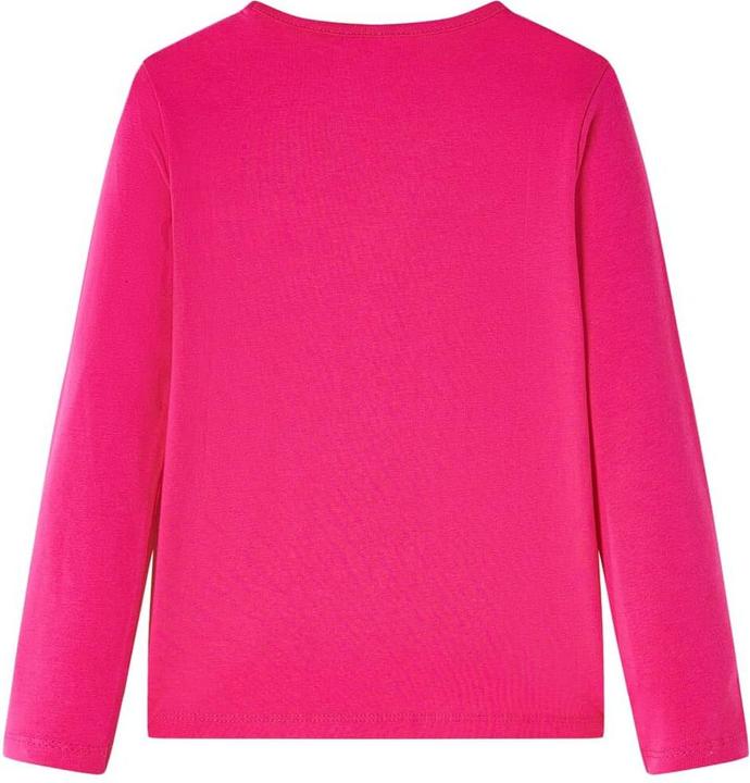 Actual product image VidaXL Children's long-sleeved shirt bright pink 92,Material: 95 % cotton. 5 (92)