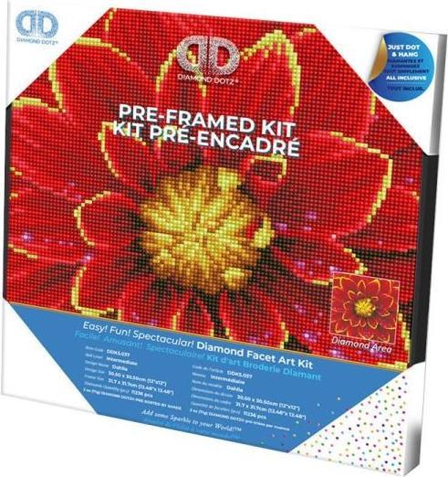 Actual product image Dante Diamond Dotz Dalia Diamond Embroidery 33x33cm DDK5037
