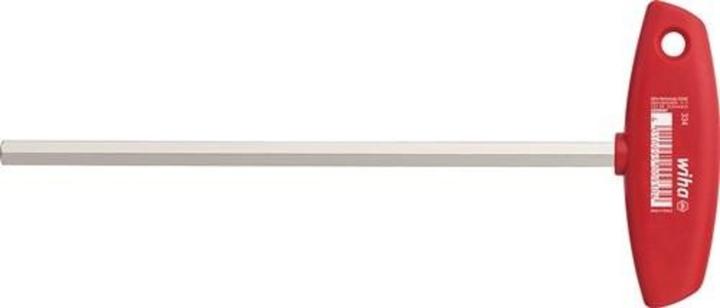 Actual product image Wiha L-key with T-handle Hexagon brilliant nickel-plated (00917) 5 x 150 mm