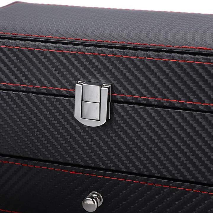 Produktbild JTI Uhrenbox mit Schmuckaufbewahrung - Schwarz
