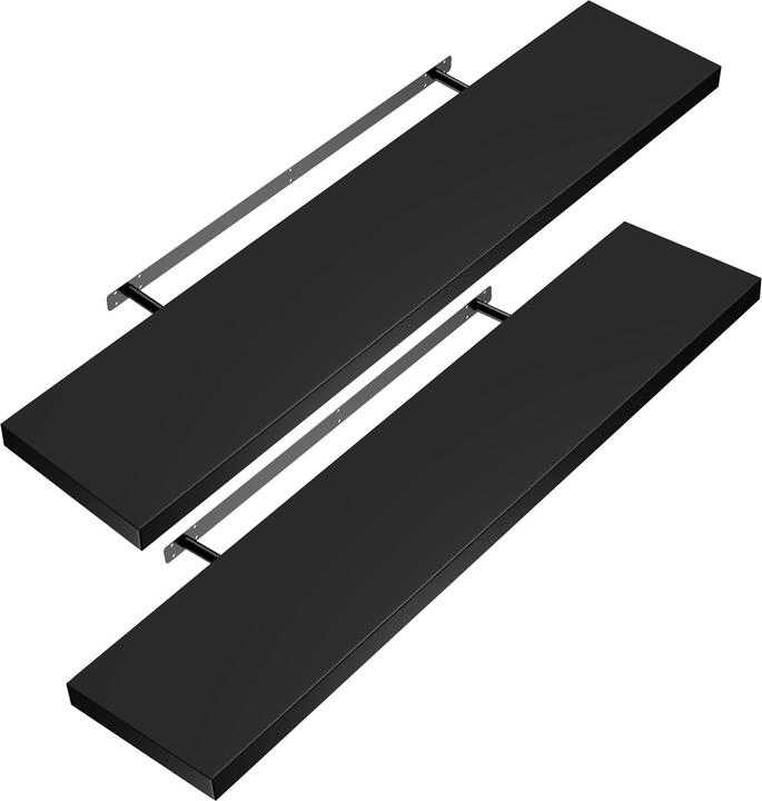 Set of 2 matt black