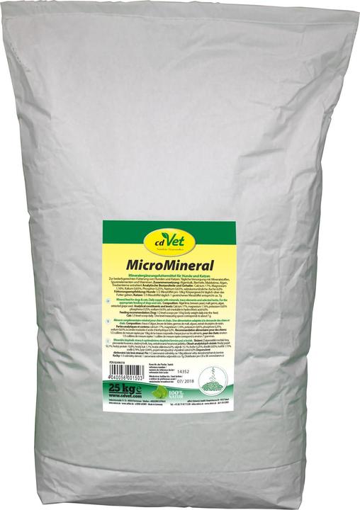 Immagine prodotto cdVet Integratore alimentare per cani MicroMineral, cane e gatto, 150 g (Senior, Adulto, Junior, 1 pz., 150 g)