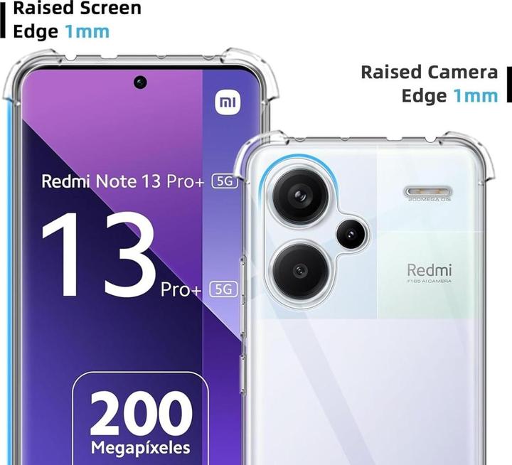 Productafbeelding Screenguard Kristal Zachte Airbag Bumper (Xiaomi Redmi Note 13 Pro+)