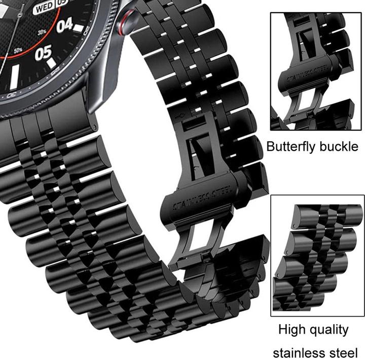 Immagine prodotto Cadorabo Braccialetto per Samsung Galaxy Gear (22 mm, Acciaio inossidabile)