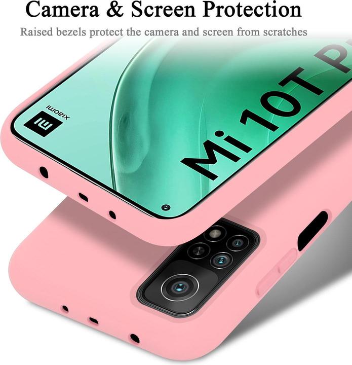 Actual product image Cadorabo TPU Liquid Silicone Case Cover (Mi 10T, Mi 10T Pro)