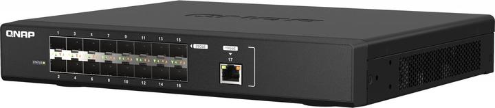 Actual product image QNAP QSW-M5216-1T 16x 25GbE, 1x 10GbE (16 Ports)