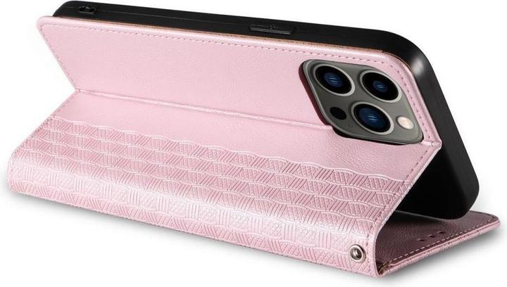 Actual product image Hurtel Magnet Strap Case for Samsung Galaxy S23+ Flip Wallet Mini Lanyard Stand Pink (Samsung Galaxy S23+)