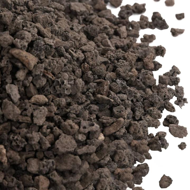 Actual product image VidaXL Basalt gravel 10 kg black 5-8 mm,Colour: Black,Material (Embellishment, other items)