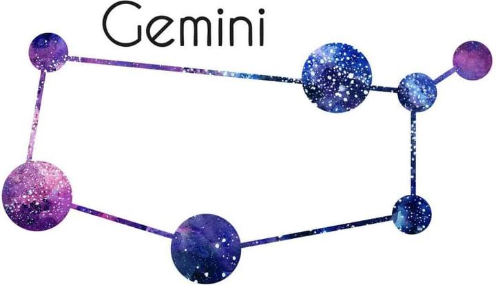 Actual product image Trenddeko Constellation Gemini - Twins (70 x 50 cm)