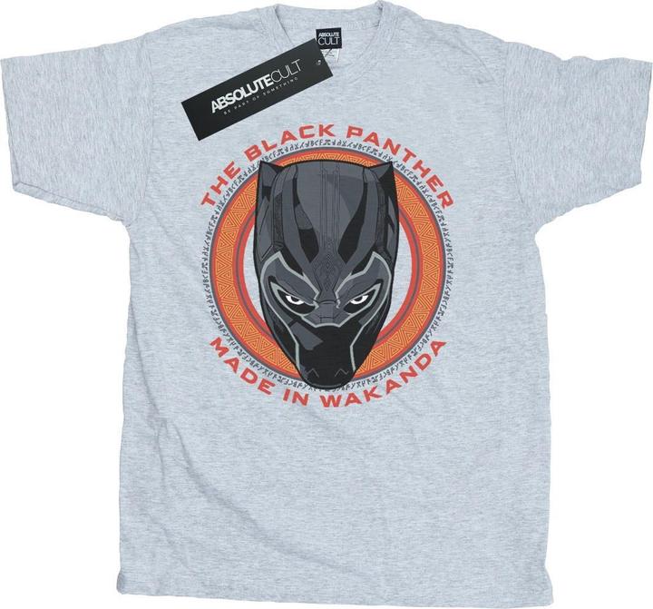 Black Panther Made in Wakanda Rotes TShirt