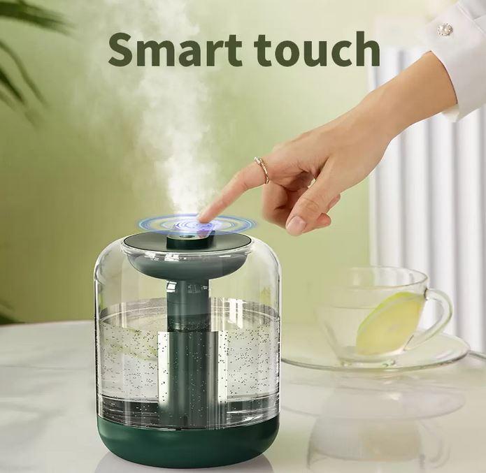 Image du produit PhoneLook Humidificateur 1000 ml Diffuseur d'huile essentielle avec lumière LED et réservoir d'eau transparent