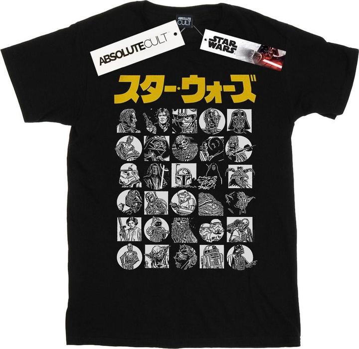 Image du produit Star Wars - T-shirt JAPANESE CHARACTER THUMBNAIL - Homme (M)