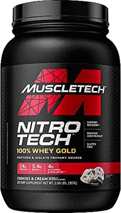 Muscle Tech Performance Series Nitro Tech 100% Whey Gold (Biscotti e panna, 1 pz., 900 g)
