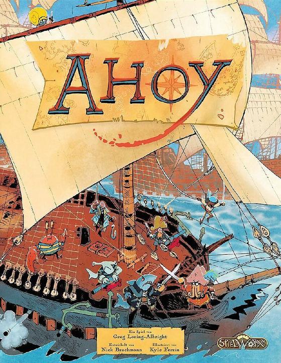 Actual product image Spielworxx Ahoy, board game, for 2-4 players, ages 14+ (DE edition) (German)