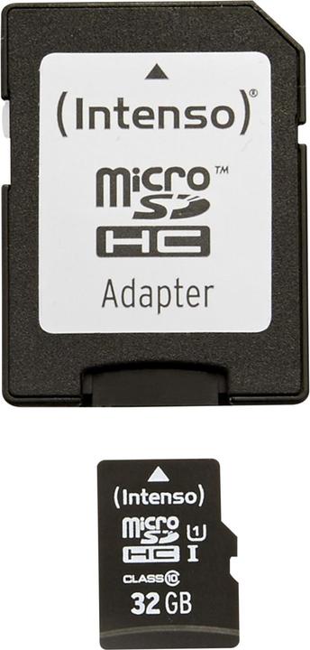 Actual product image Intenso UHS-I Premium (32 GB, microSDHC, U1, UHS-I)