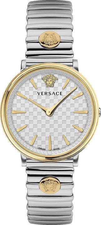 Actual product image Versace VE8104922 V-Circle Ladies Watch 38mm 5ATM (Analogue wristwatch, 38 mm)