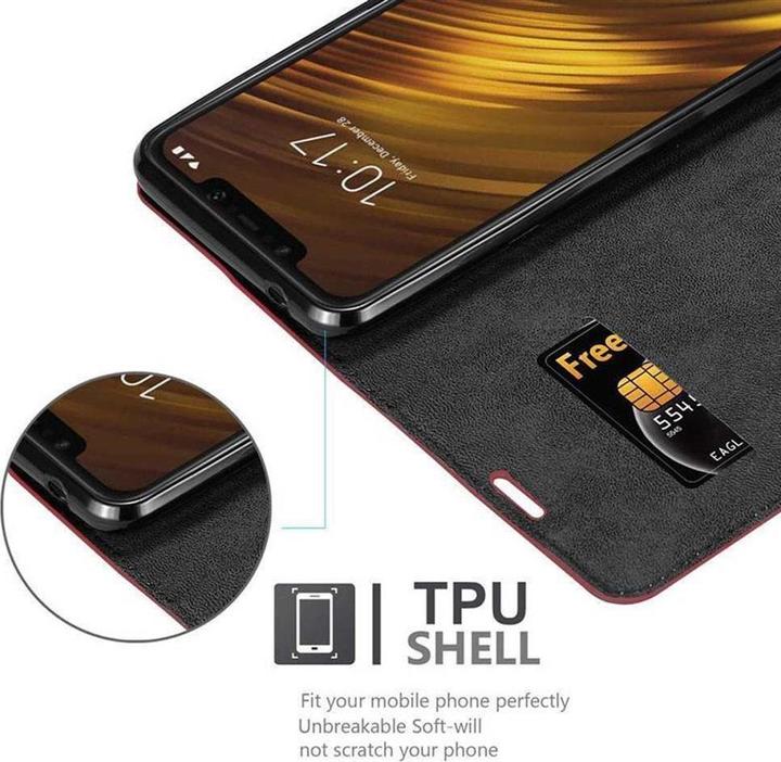 Productafbeelding Cadorabo Boek Onzichtbare Magneethoes (Xiaomi Pocophone F1)