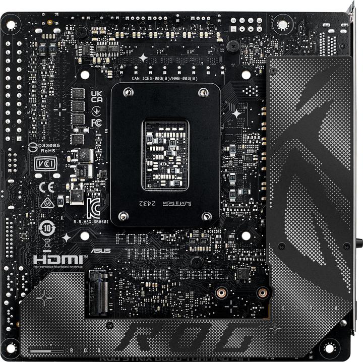 Actual product image ASUS ROG STRIX B860-I GAMING WIFI (LGA 1851, Intel B860, Mini-ITX)