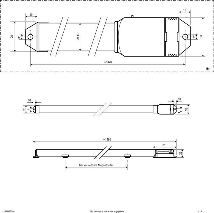 Produktbild EVN LED-Leuchteneinsatz LB23 (5400 lm)