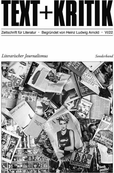 Produktbild Literarischer Journalismus (Deutsch, Heinz Ludwig Arnold, Claudia Stockinger, Erika Thomalla, Steffen Martus, Michael Scheffel, 2022)