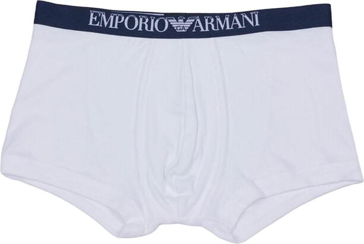 Actual product image Emporio Armani Mens Cotton Ribbed Boxer Shorts (Pack of 2) (M, pack of 2)
