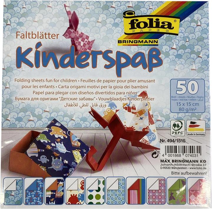 Actual product image Folia Leaflets children's fun (80 g/m², 50 x)