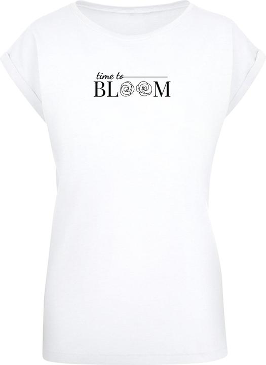 Produktbild Merchcode Ladies Time to bloom - Extended Shoulder Tee - 118693 (XL)