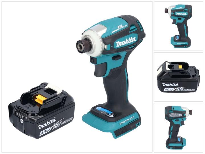 Actual product image Makita DTD 172 M1 cordless impact wrench 18 V 180 Nm 1/4" brushless + 1x rechargeable battery 4.0 Ah - (Rechargeable battery operated)