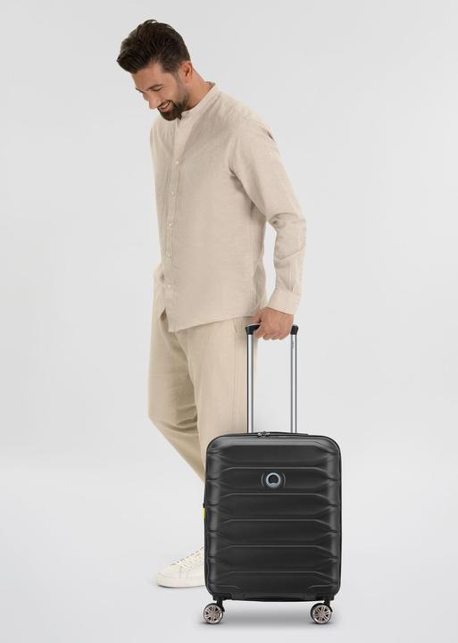 Actual product image Delsey Meteor 4-wheel cabin trolley 55 cm with stretch fold (46 l, Hand luggage (up to 50 litres))