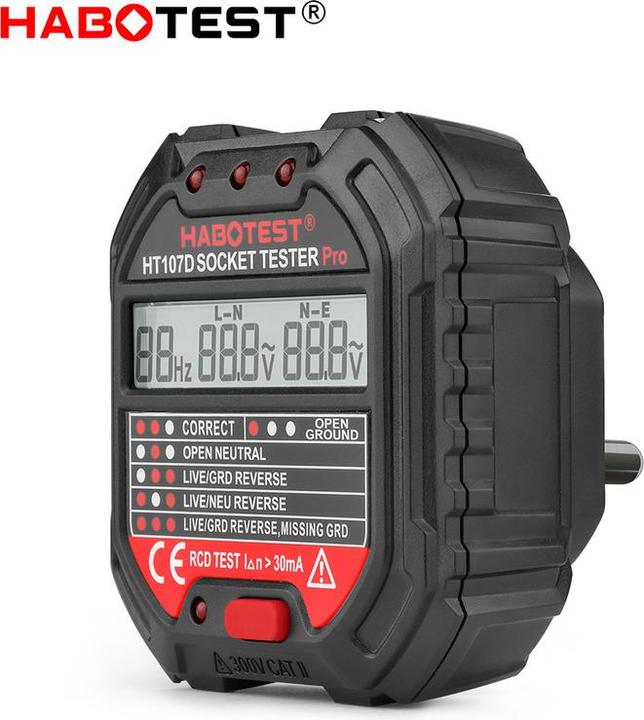 Actual product image Habotest HT107D (CAT II 300V)