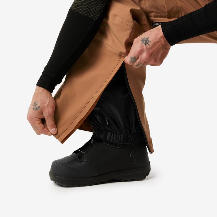 Produktbild Dreamscape Snowboardhose Skihose Erwachsene - SNB 500 camel (S)