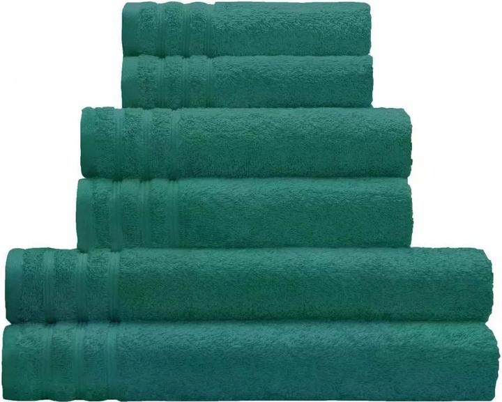 Actual product image Kleine Wolke Royal guest towel 30 x 50 cm, emerald green (30 x 50 cm)